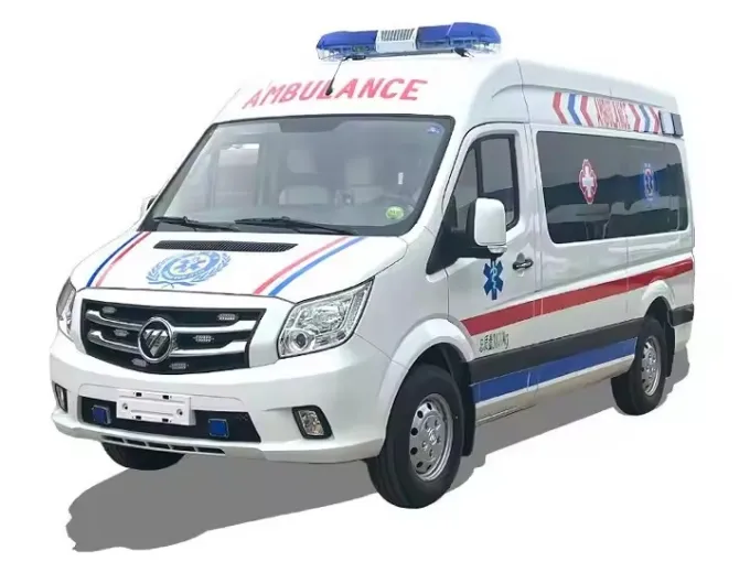 Foton 4x2 Ambulance Vehicle Emergency Patient Transfer Medical Van Ambulance